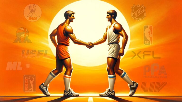 sports mergers illustration
